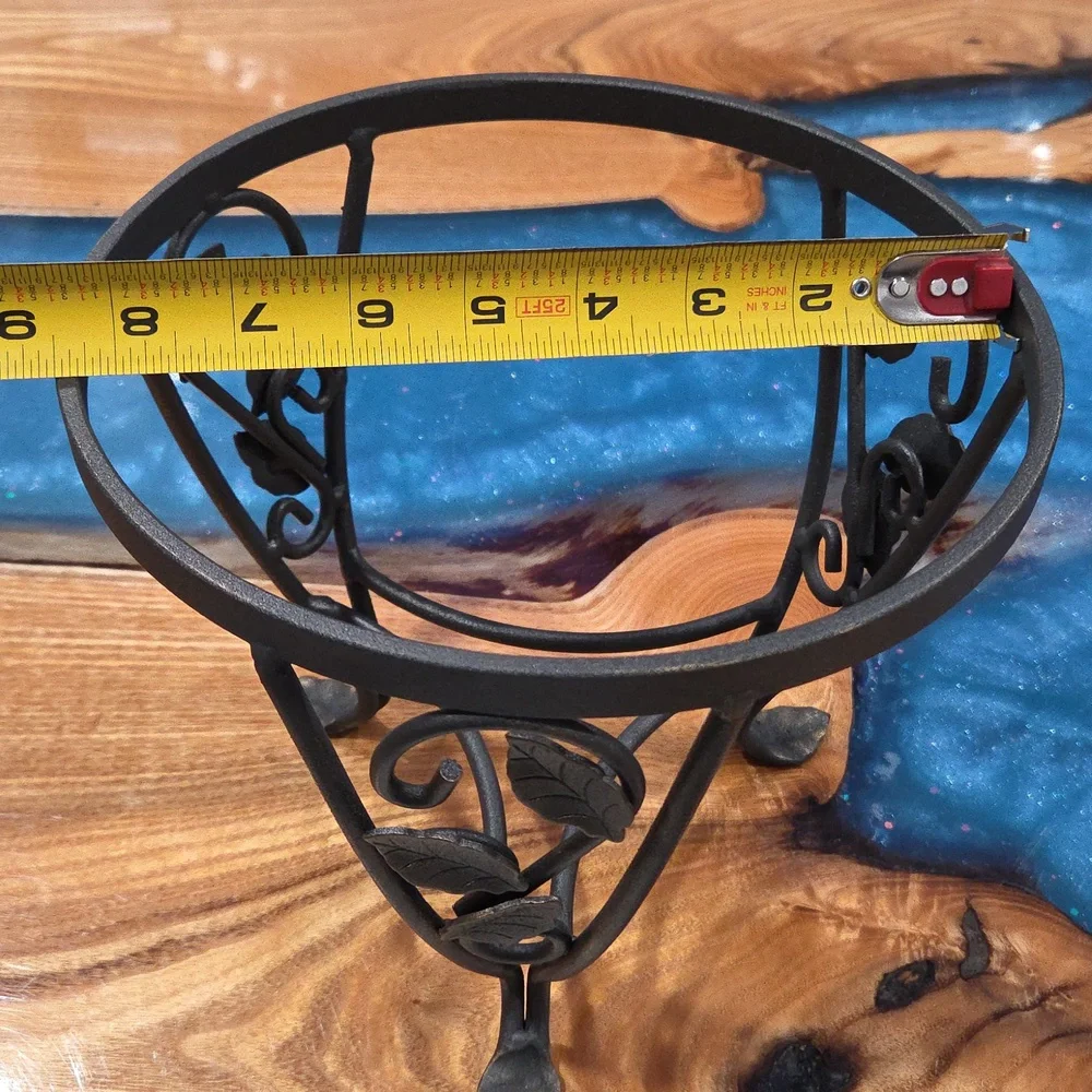 Longaberger Wrought Iron Plant Stand - Black - Picture 4 of 5